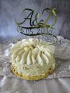 Gâteau crémeux vanille et noisette praliné