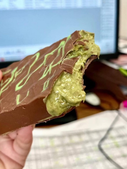 Tablette de chocolat de Dubaï