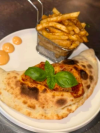 Calzone pizza avec frites (HALAL)