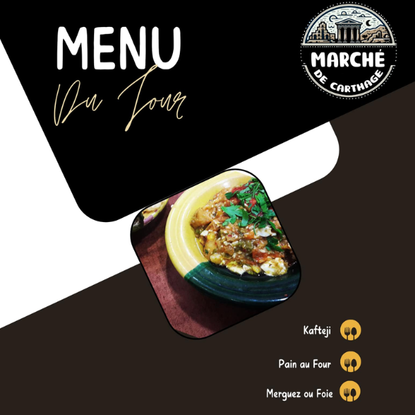 Menu de Jour Plat Kafteji