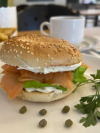 Bagel de saumon fumé