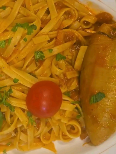 Macaroni aux calamars farcies