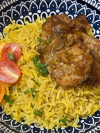 Plat Riz basmati et cuisse grillée