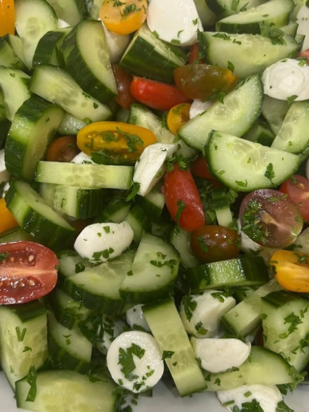 Salade Concombre Mozzarella
