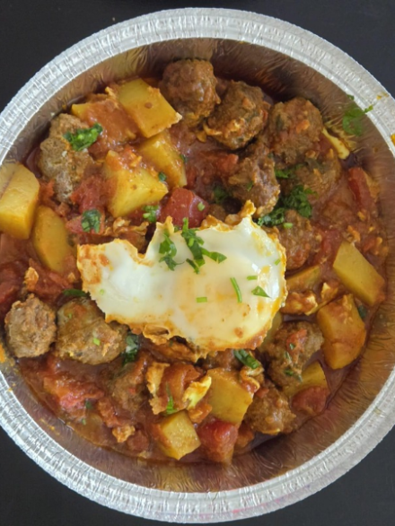 Tajine de kefta à la batata