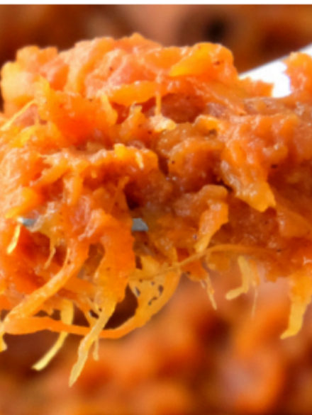 Salade de potiron caramélisé