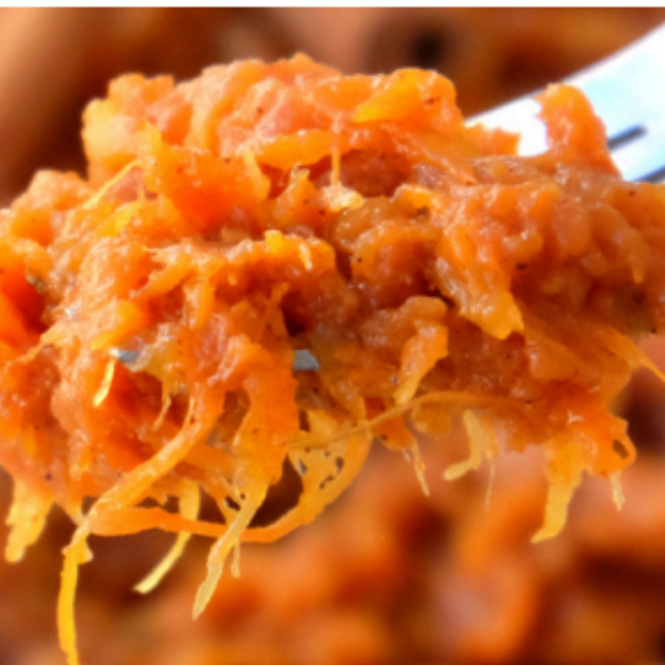 Salade de potiron caramélisé