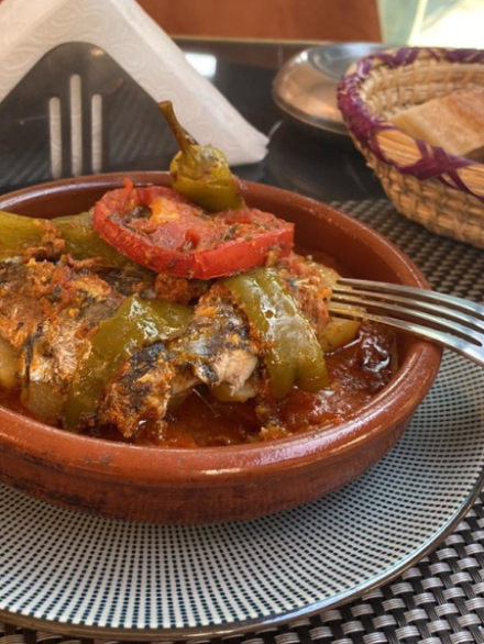 Plat du jour tajine aux sardines
