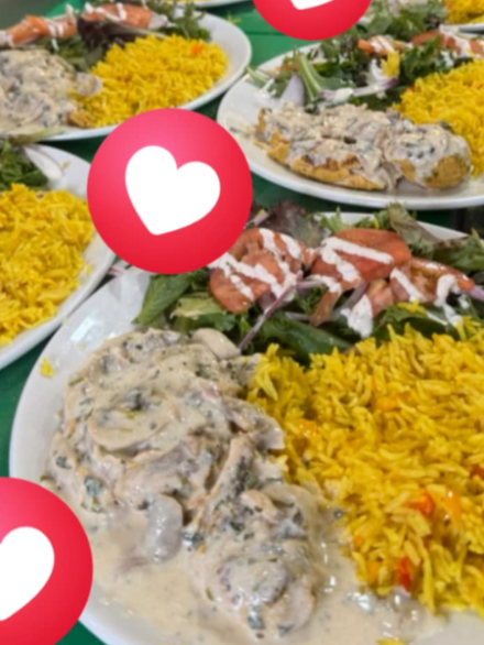 Plat du jour - Poulet sauce blanche