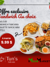 Promo Spécial- sandwich au choix
