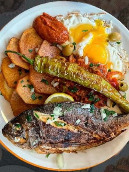 Plat daurade grillé