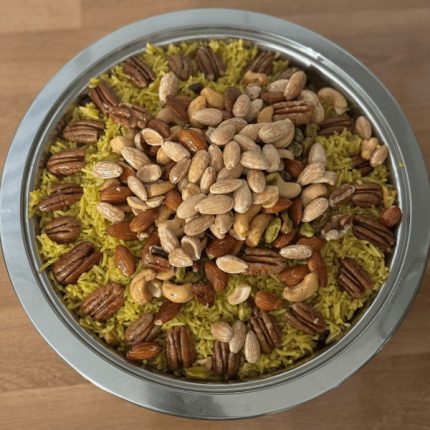 Riz à l’agneau et fruits secs Halal