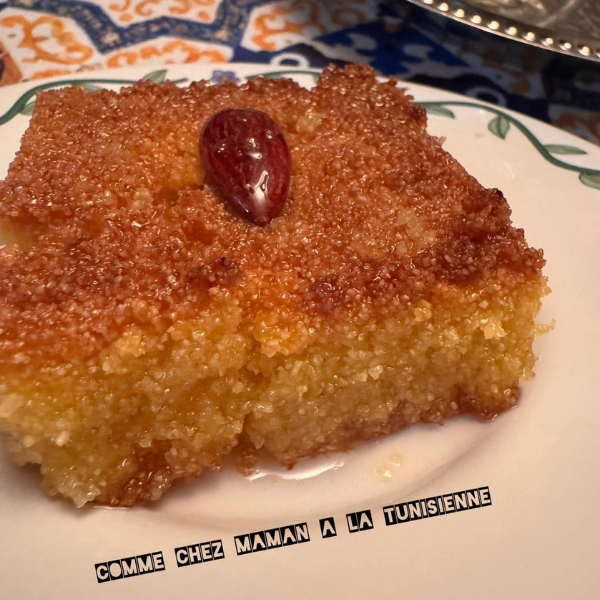 Basbousa (hrissa hlouwa( Morceau )