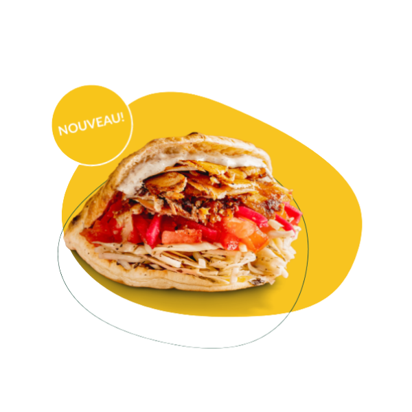 Pita Shawarma au poulet Halal – Image 2
