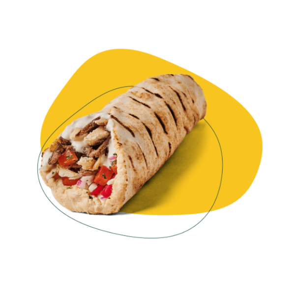 Pita shawarma mixte Halal